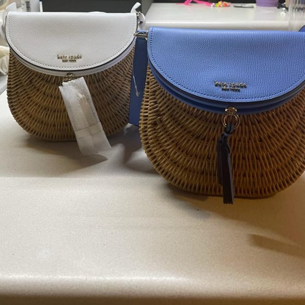 Catch Wicker Medium Crossbody | Kate Spade - Picture 6 of 6